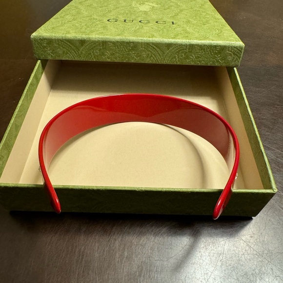 New Authentic Gucci x Adidas Logo Crystals Strass Headband - Picture 9 of 11